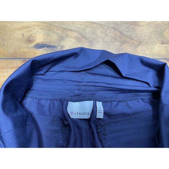 ATHLETA Women's Pant Size 4 City Be True Jogger Pockets Stretch Navy Blue - Picture 6 of 12